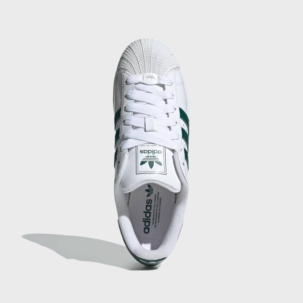 adidas Superstar II - Cloud White / Collegiate Green