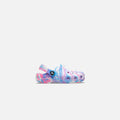 Crocs Kids Classic Marbled Clog - White / Pink