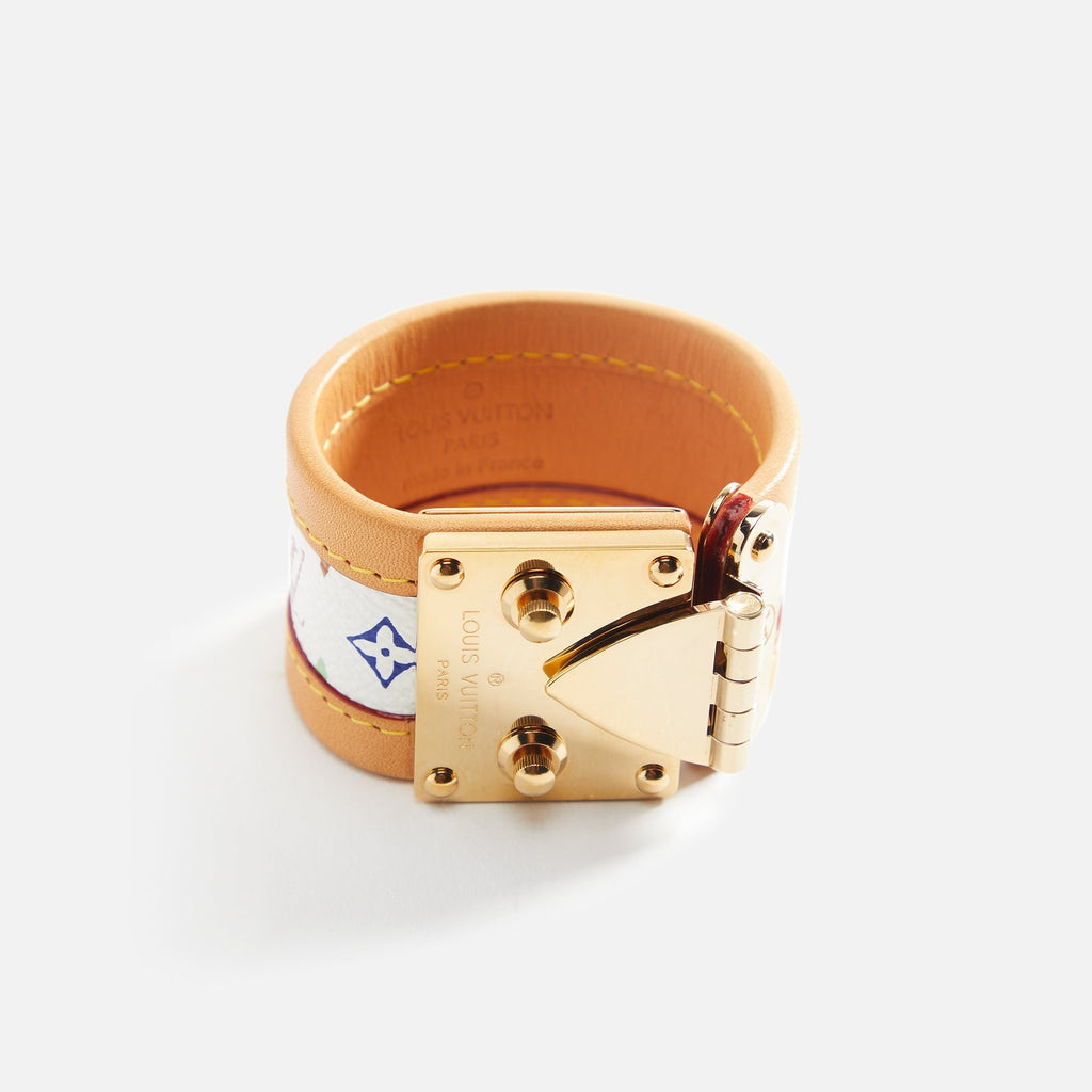 WGACA Louis Vuitton Serrure Bracelet - White / Multi