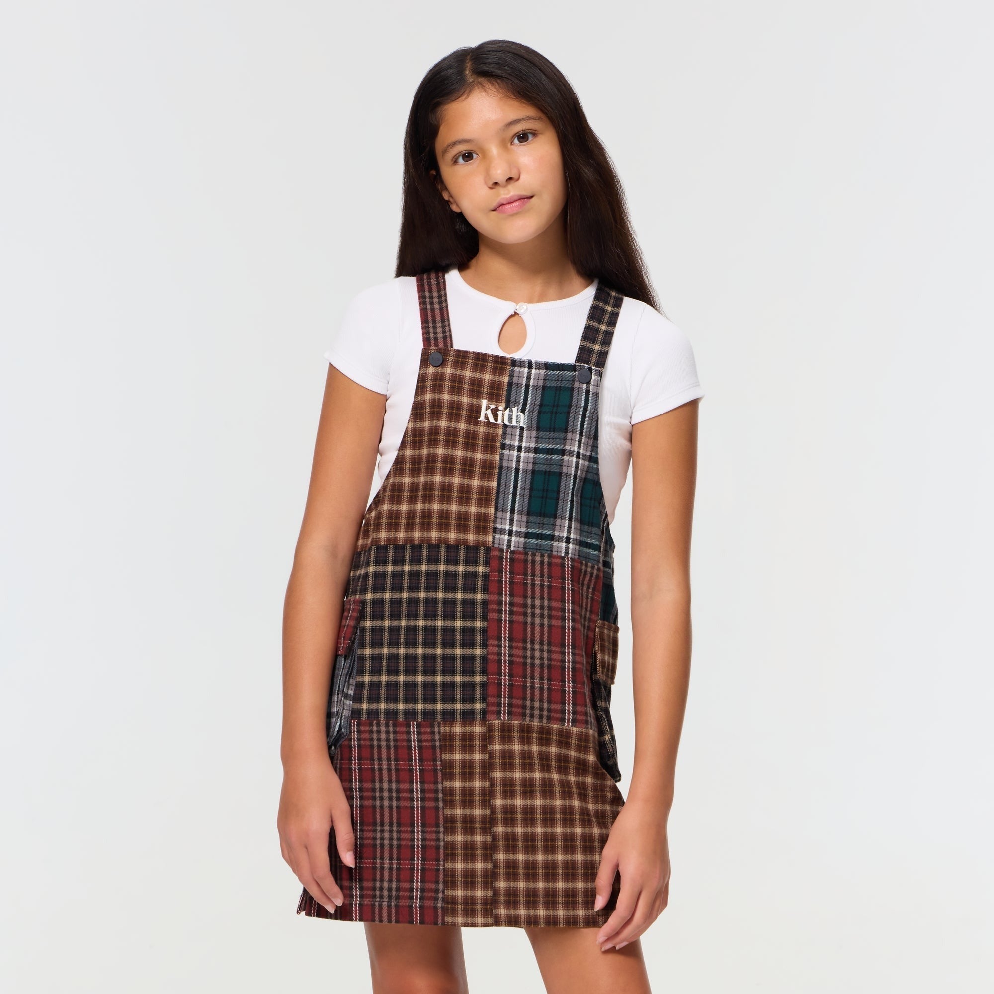 Kith Kids Patchwork Plaid Overall Dress - Chest - PH