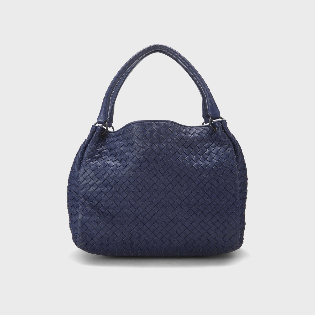 WGACA Bottega Venata Intrecciato Parachute Medium Tote Bag - Purple
