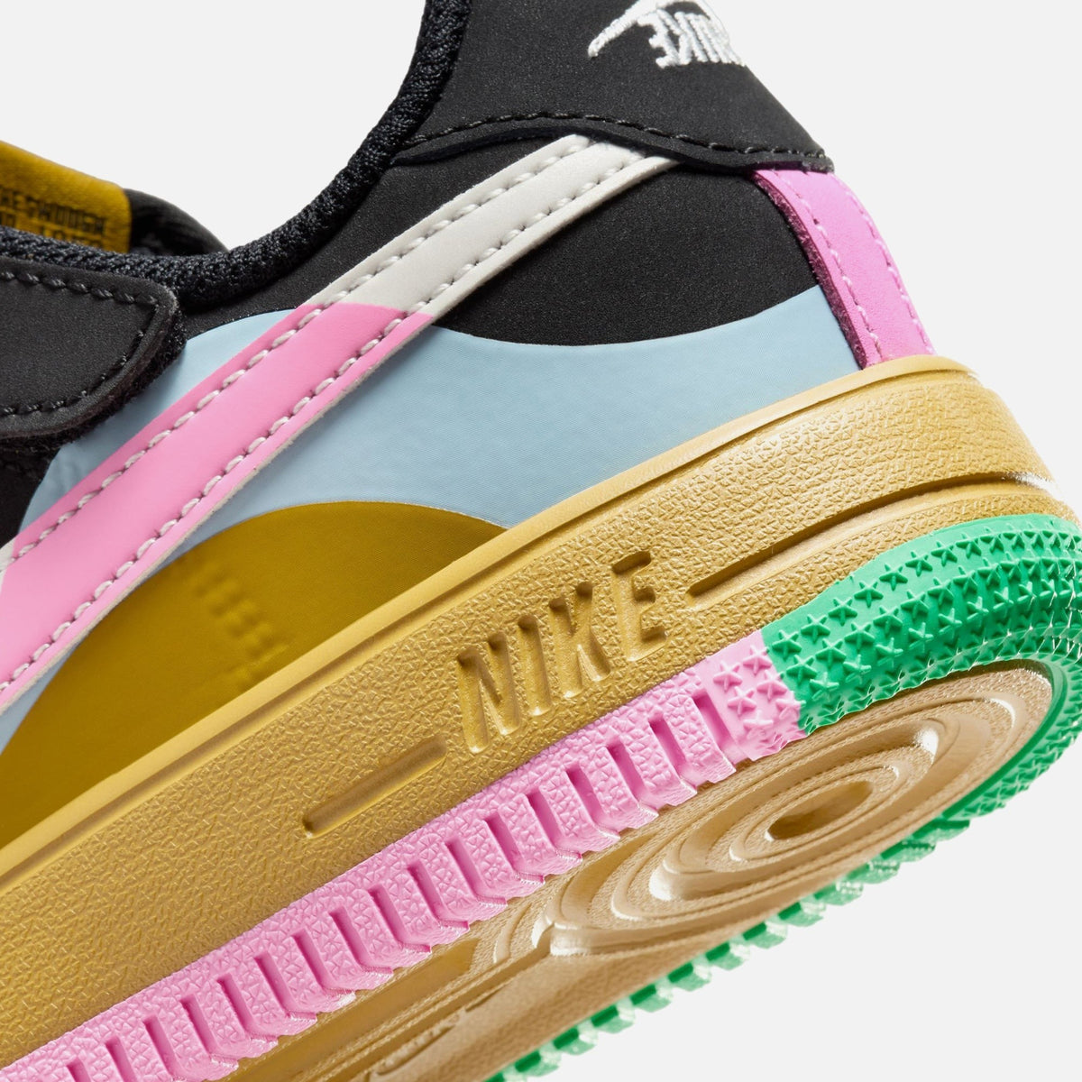 Nike PS Air Force 1 LV8 - Black / Summit White / Light Armory Blue