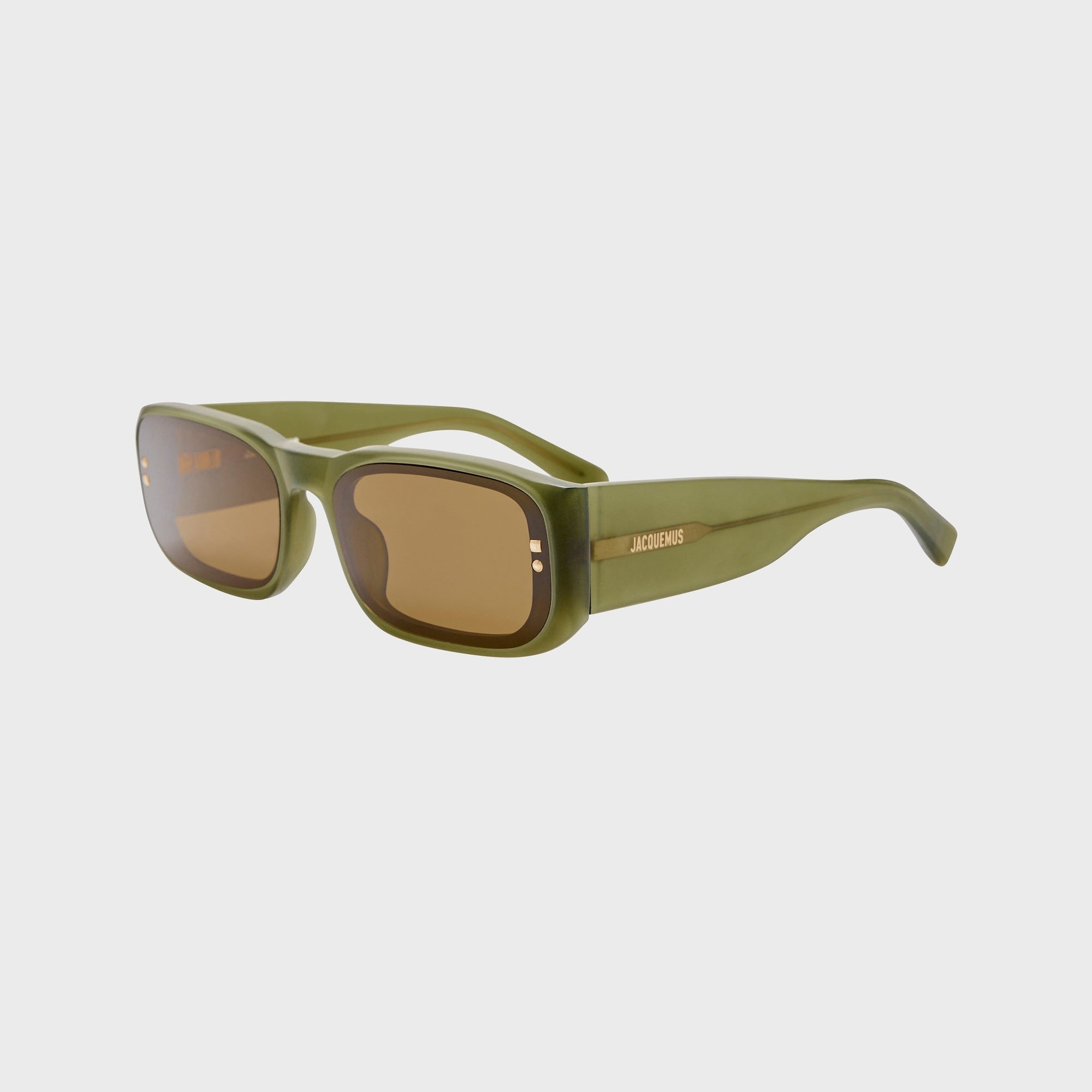 Jacquemus Pisco Frames - Sanded Green / Light Gold / Brown