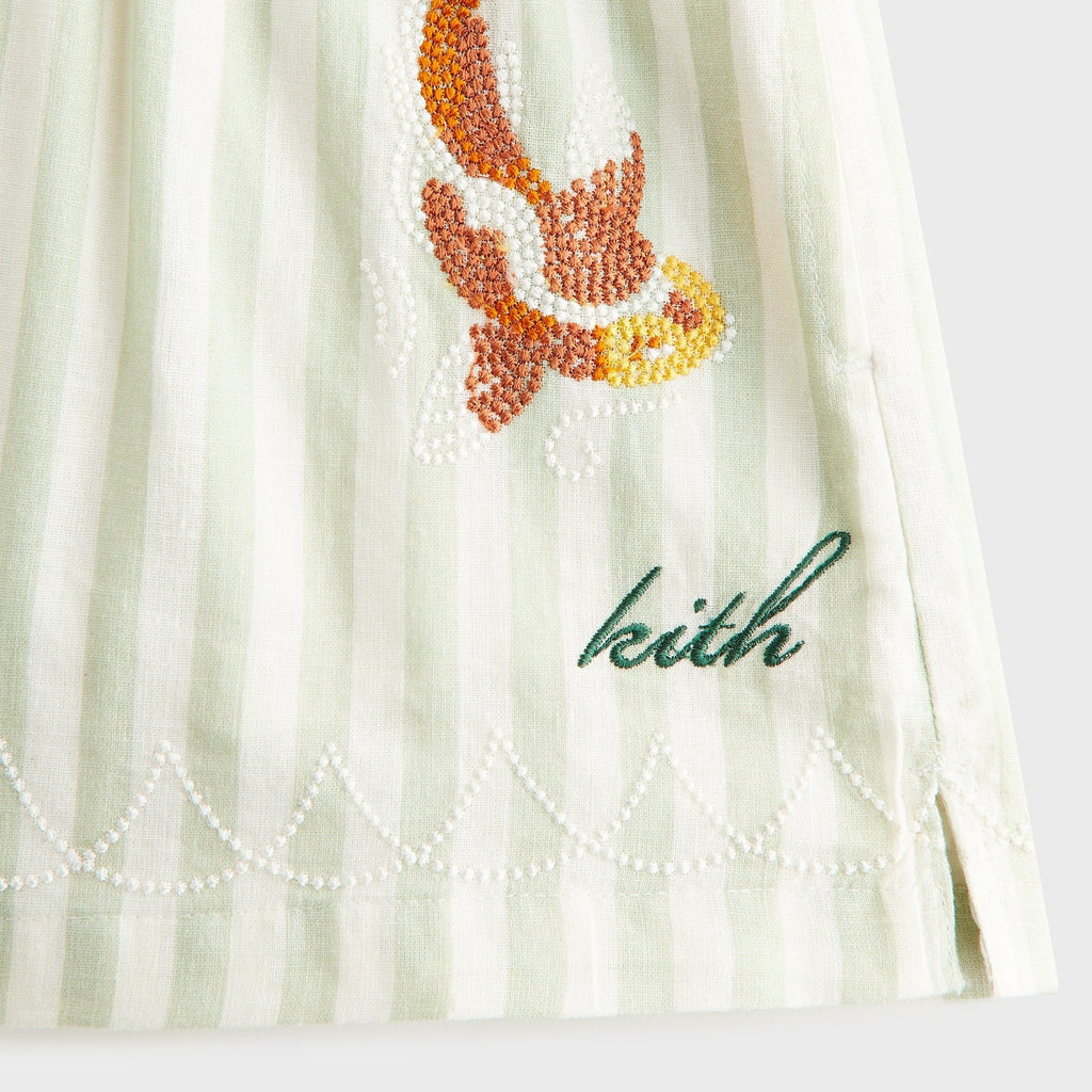 Kith Kids Embroidered Bennet Camp Short - Sage