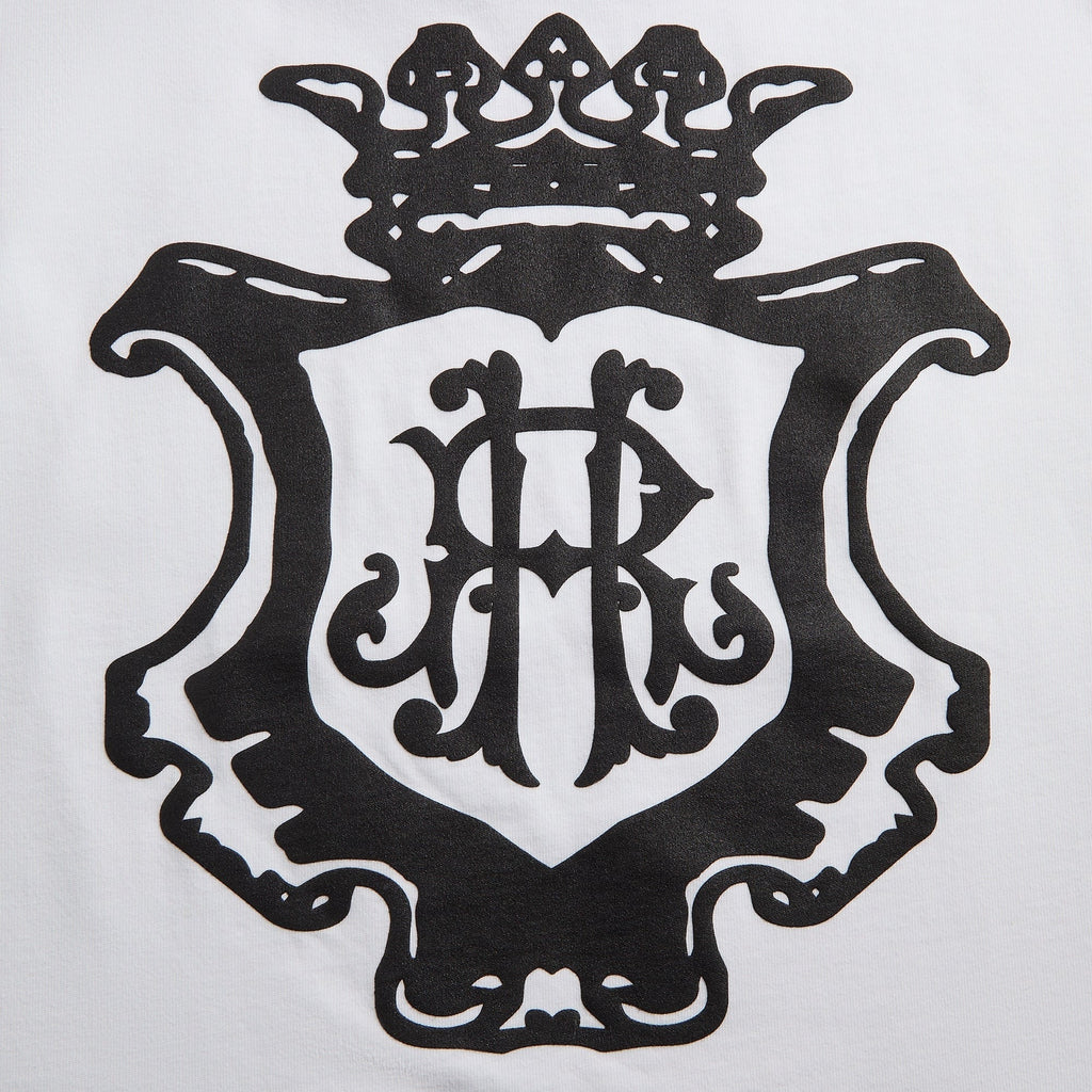 Rhude Oversized Chateau Crest Tee - White / Black
