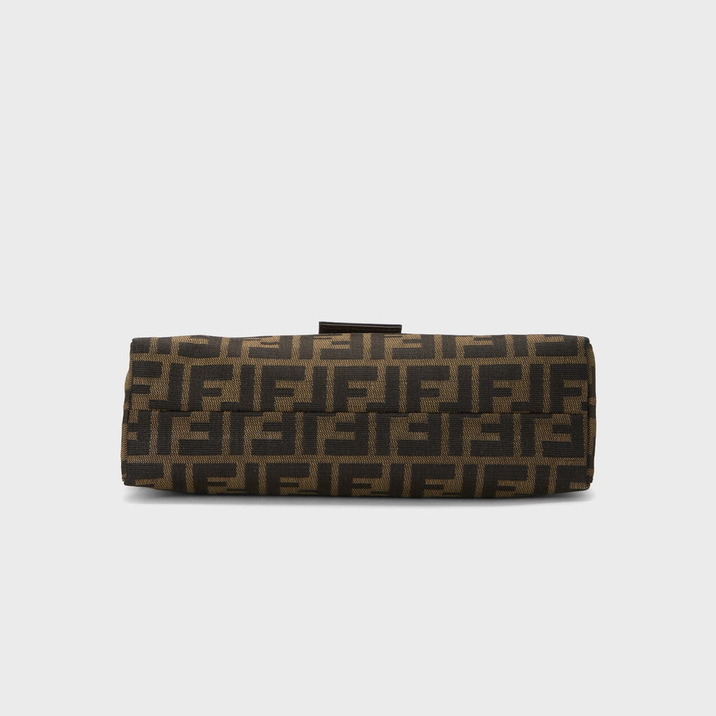 WGACA Fendi Zucca Canvas Shoulder Bag - Brown