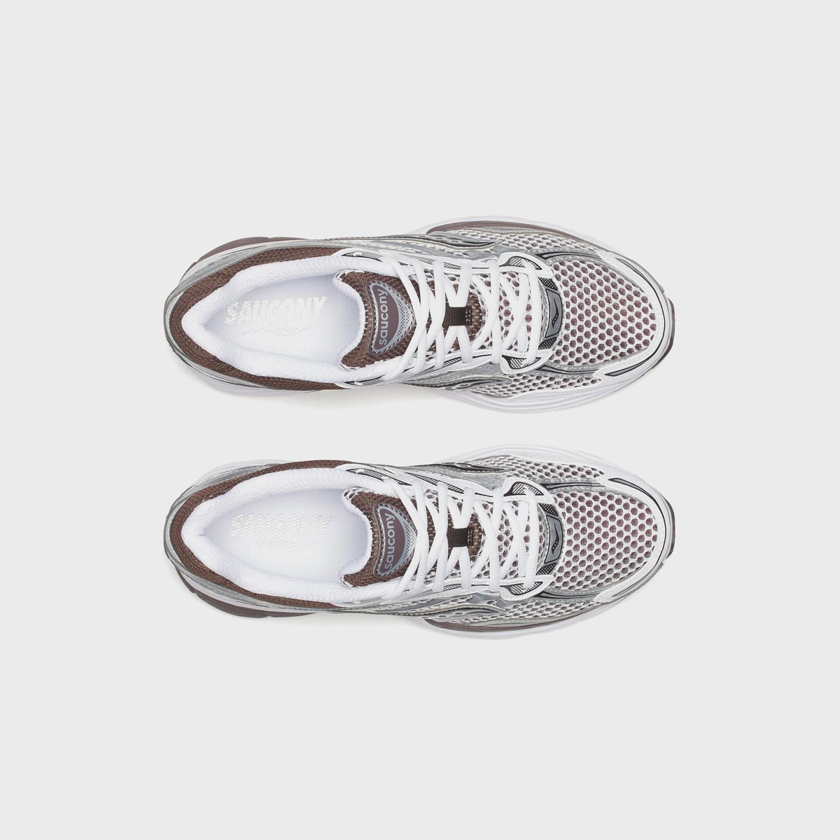 Saucony ProGrid Omni 9 - White / Brown