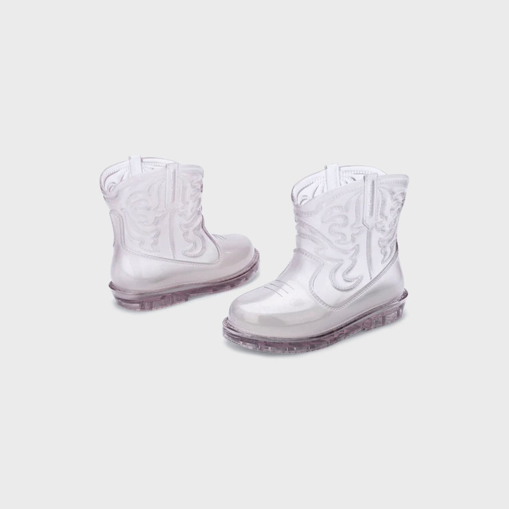 Melissa Mini Baby Texas Boot - Clear
