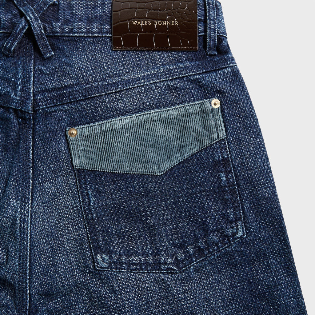 Wales Bonner Sierra Trouser - Indigo