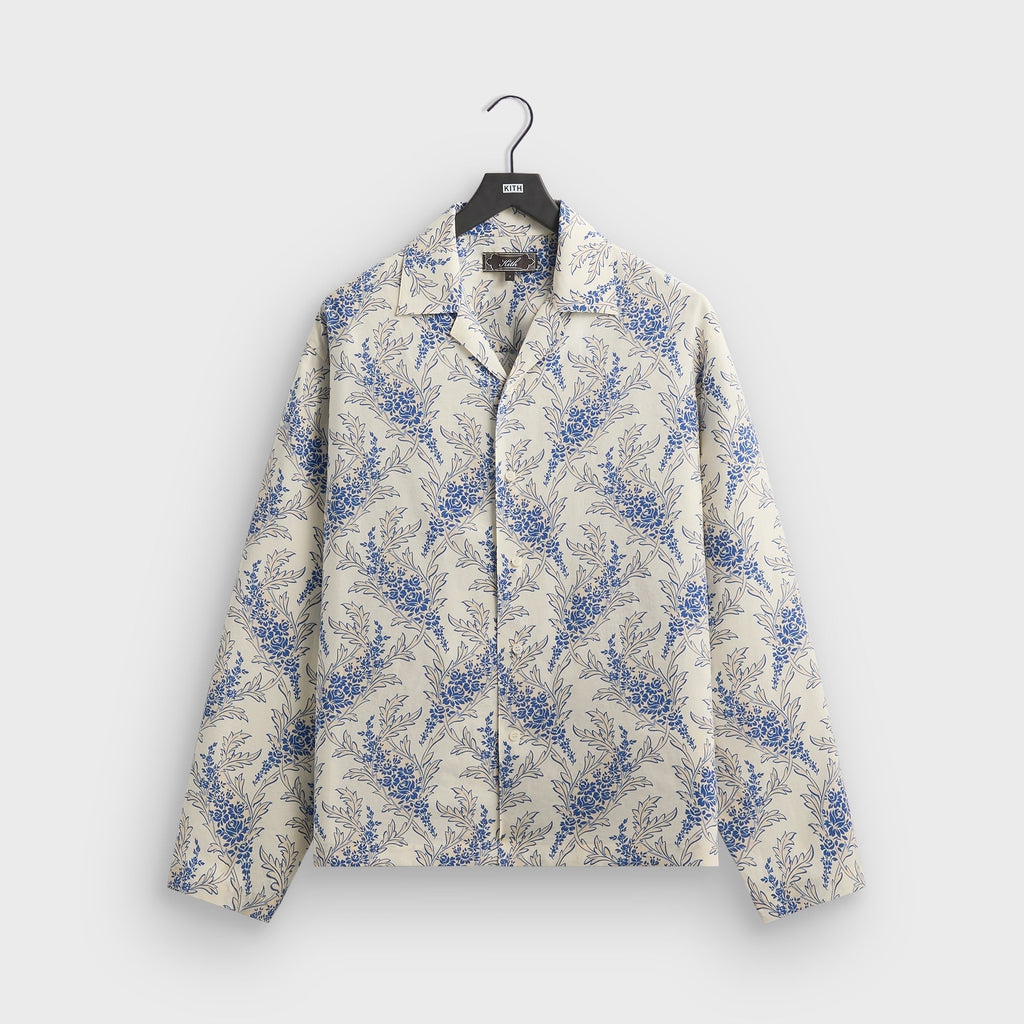 Kith Cupro Linen Long Sleeve Adonis Shirt - Cyclone