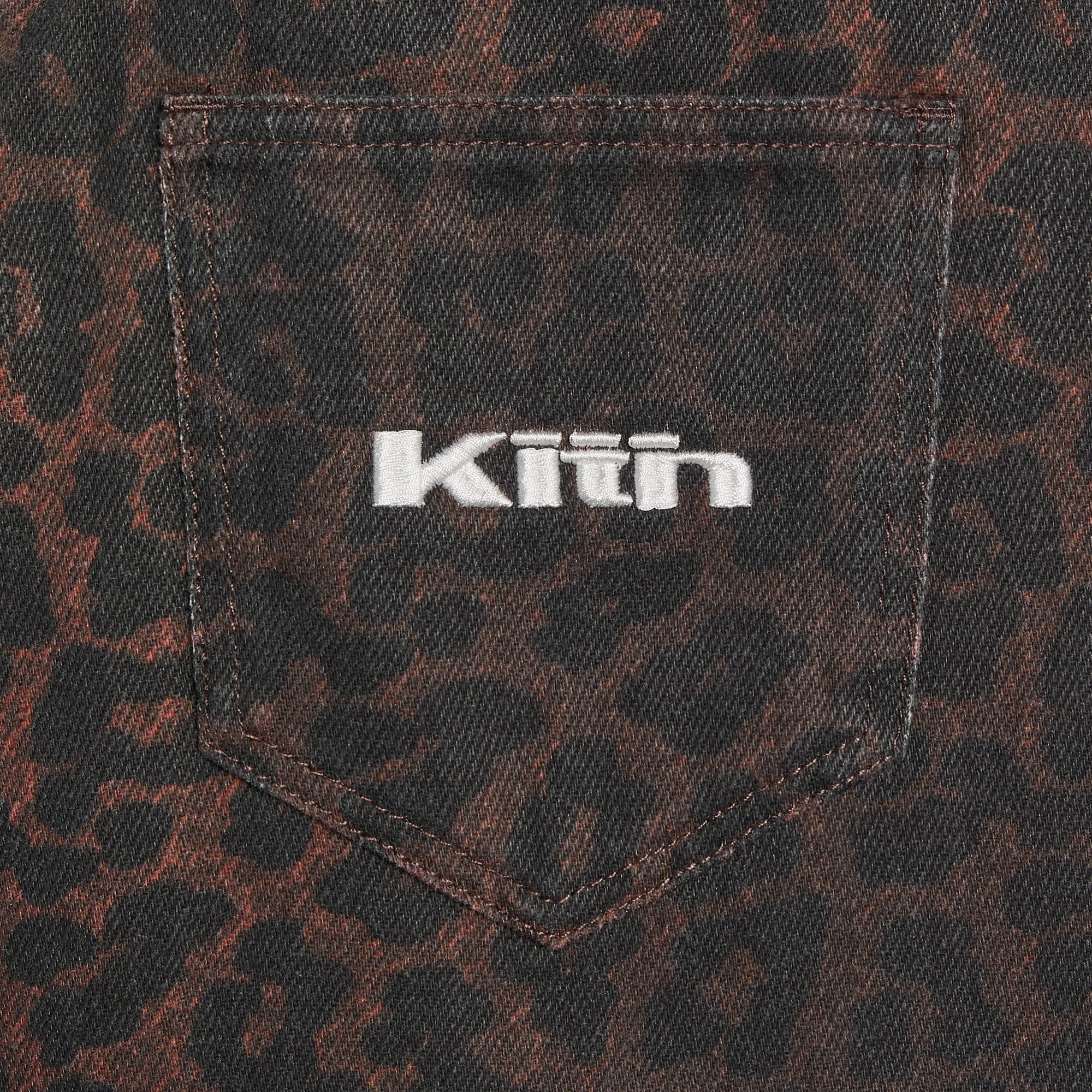 Kith Kids Leopard Heston Wide Leg Jean - Incognito - PH