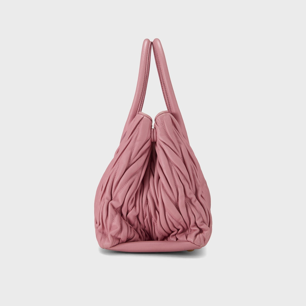 WGACA Miu Miu Nappa Convertible Handbag Small - Pink