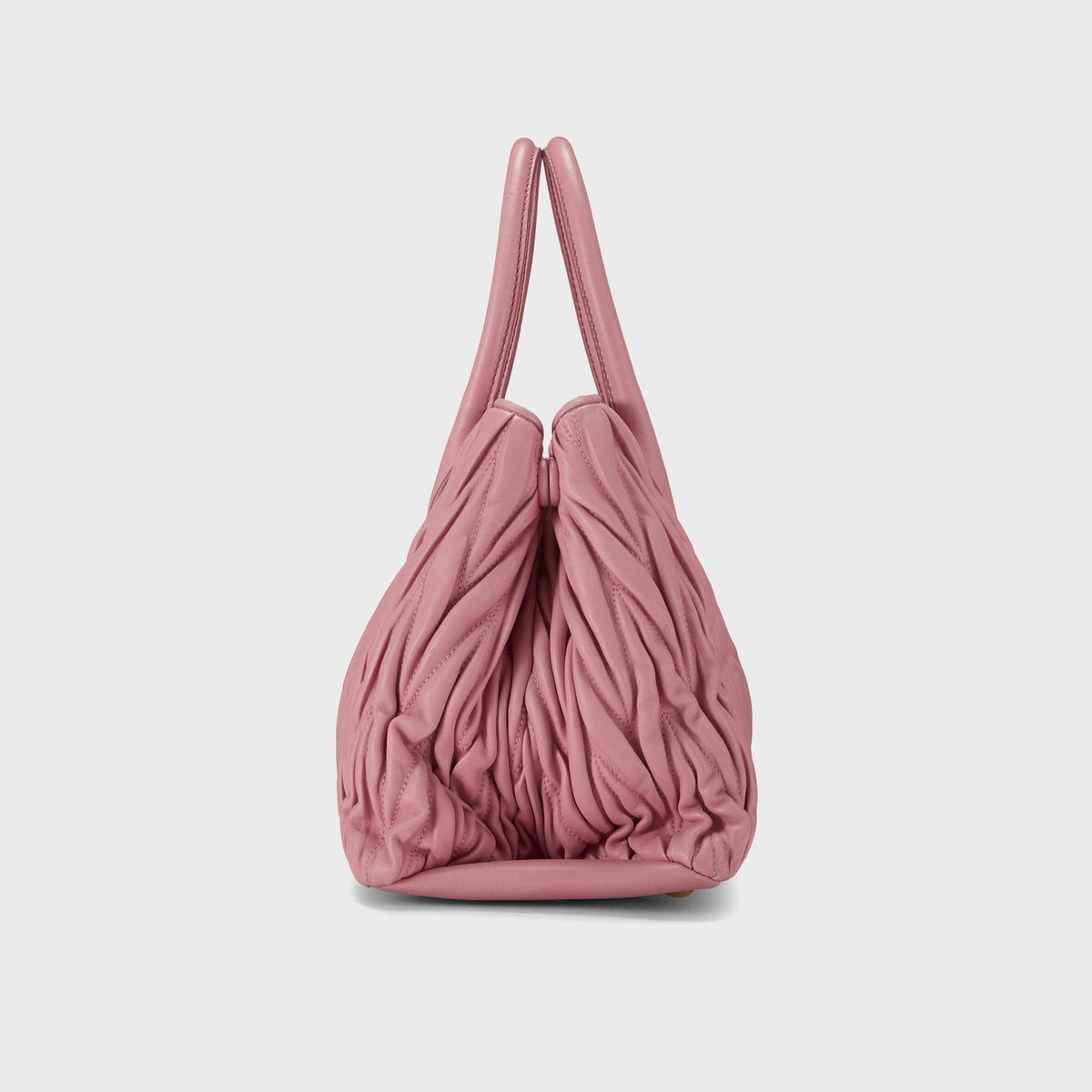 WGACA Miu Miu Nappa Convertible Handbag Small - Pink