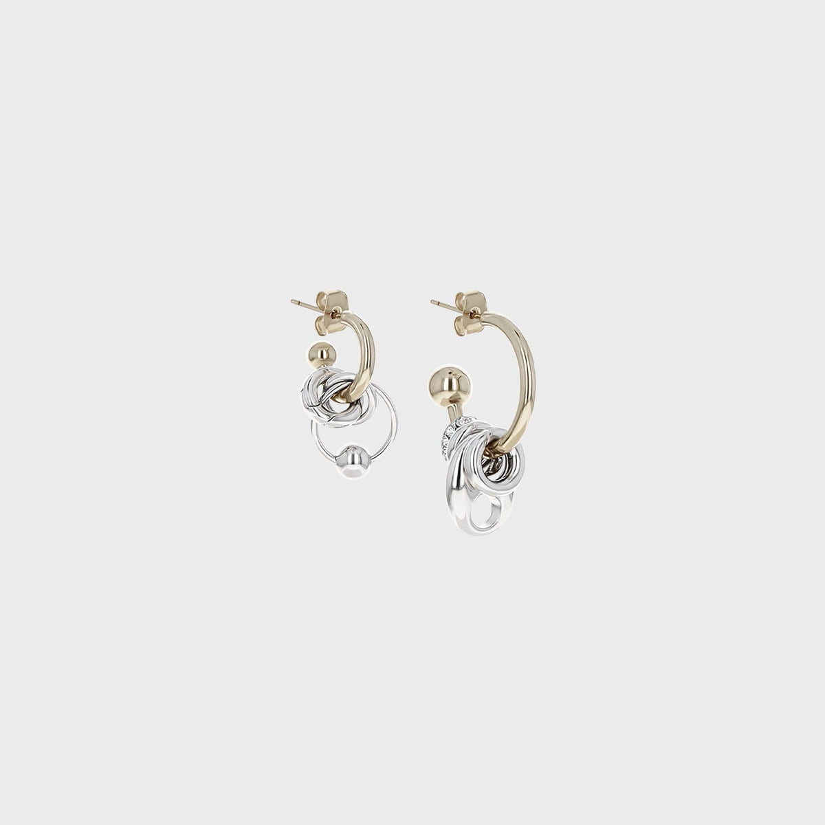 Justine Clenquet Aimee Earrings - Gold / Palladium