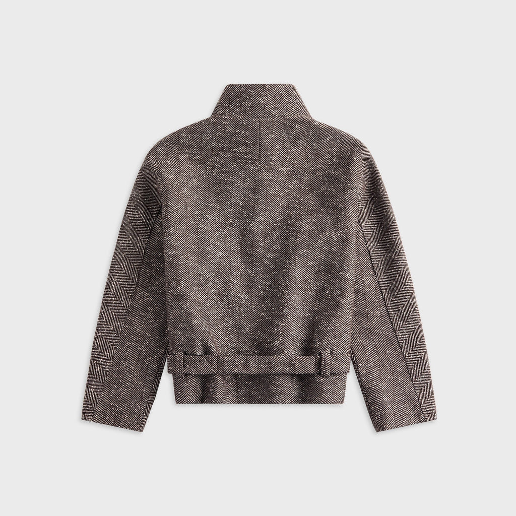 Entire Studios Contrast Aviator Jacket - Brindle