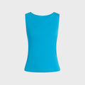 Peachy Den Kylie Cross Back Top - Ocean