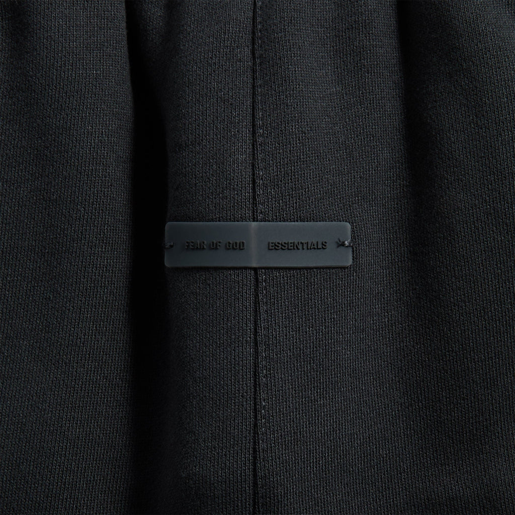 Essentials Relaxed Fleece Sweatpant With Piping - Jet Black / Cloud White