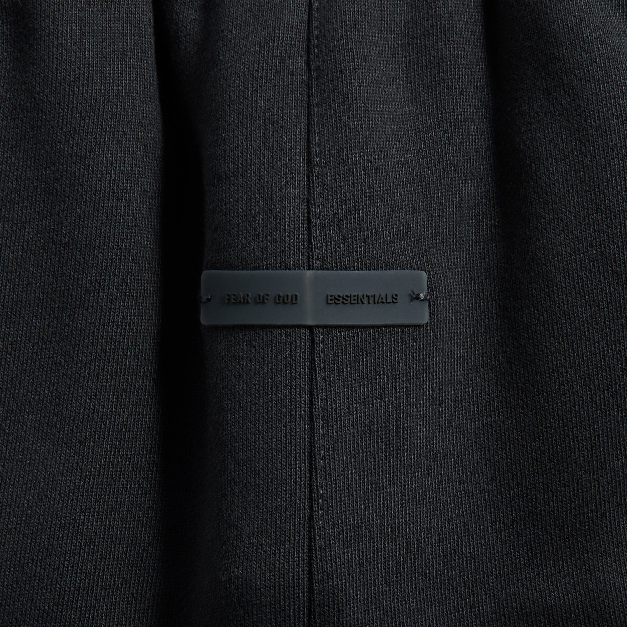 Essentials Relaxed Fleece Sweatpant With Piping - Jet Black / Cloud White