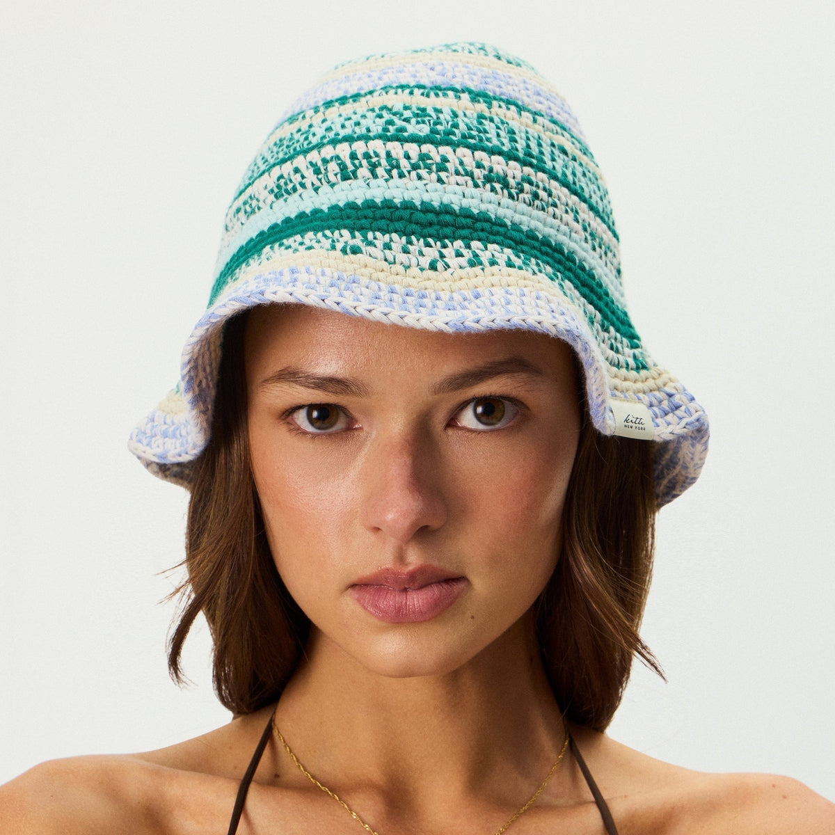 Kith Women Autograph Crochet Bucket Hat - Majestic