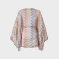 Missoni Short Cover-Up Caftan With Batwing Sleeves - Multi