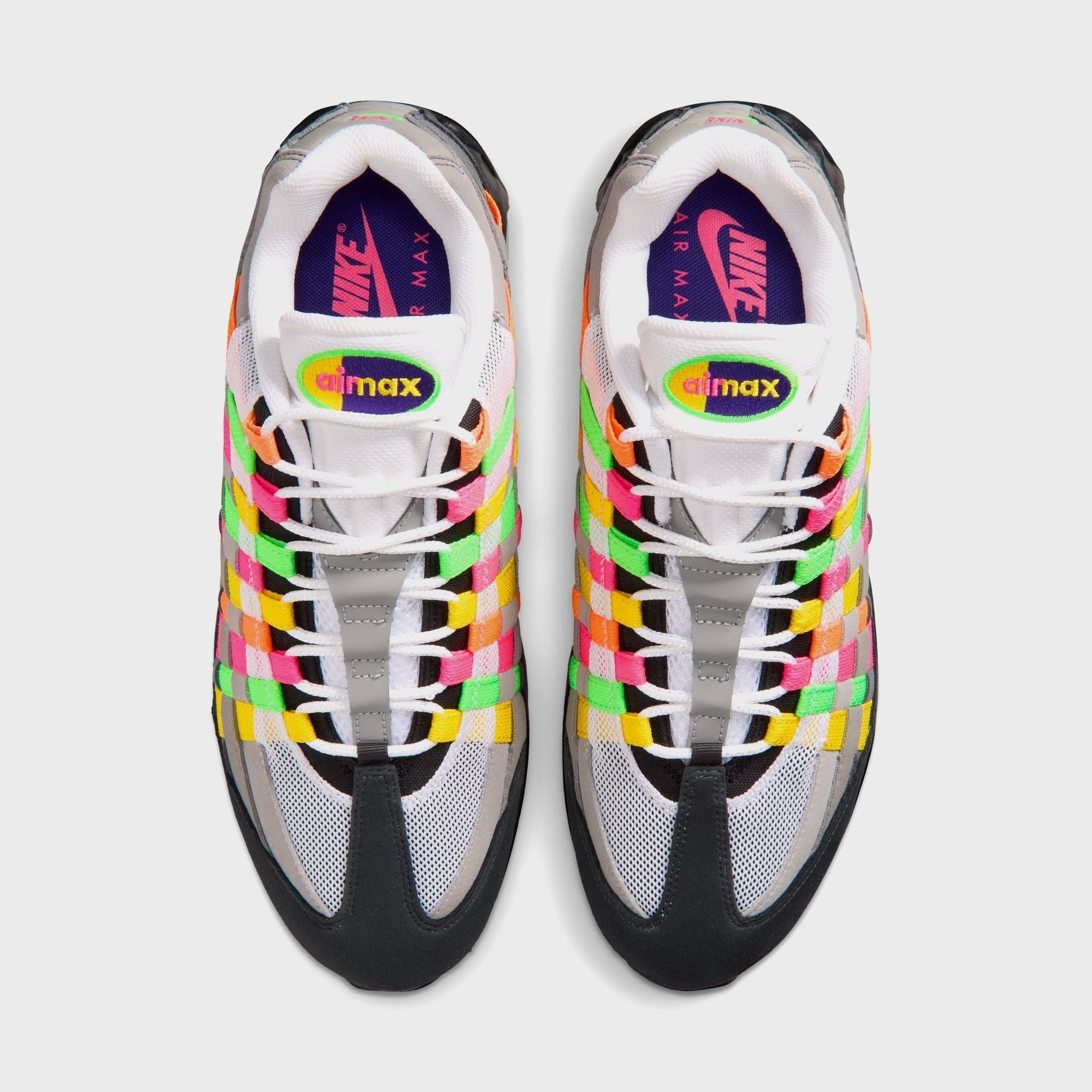 Nike Air Max 95 Big Bubble - White / Purple Dynasty / Pearl Gray / Light Charcoal