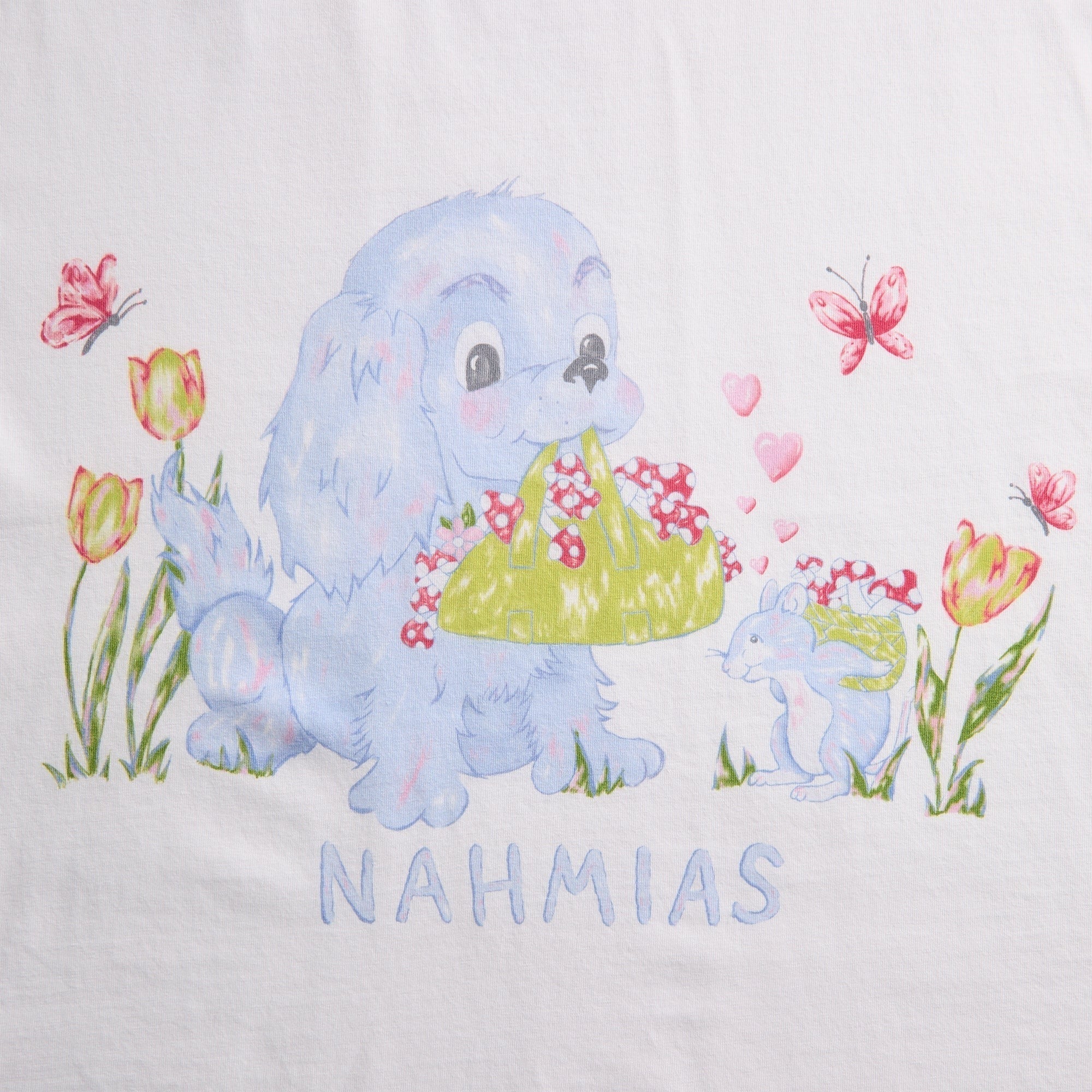 NAHMIAS Forage Boxy Tee - White