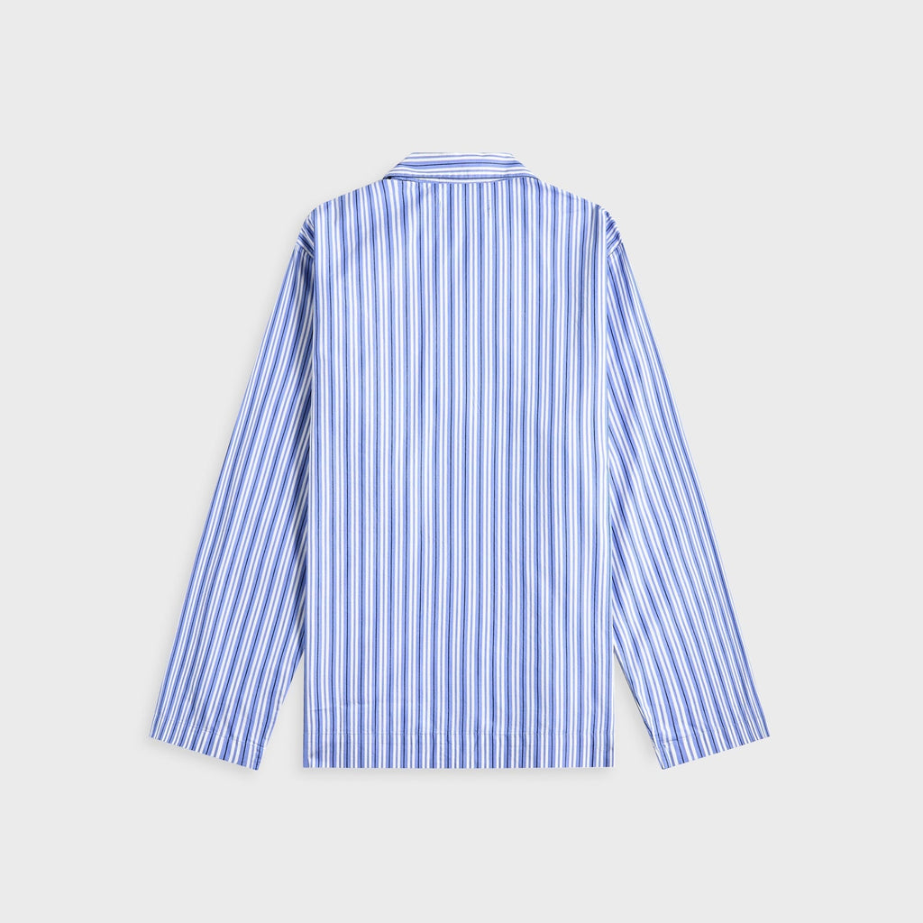 Tekla Cotton Poplin Pyjama Shirt - Penny Stripes