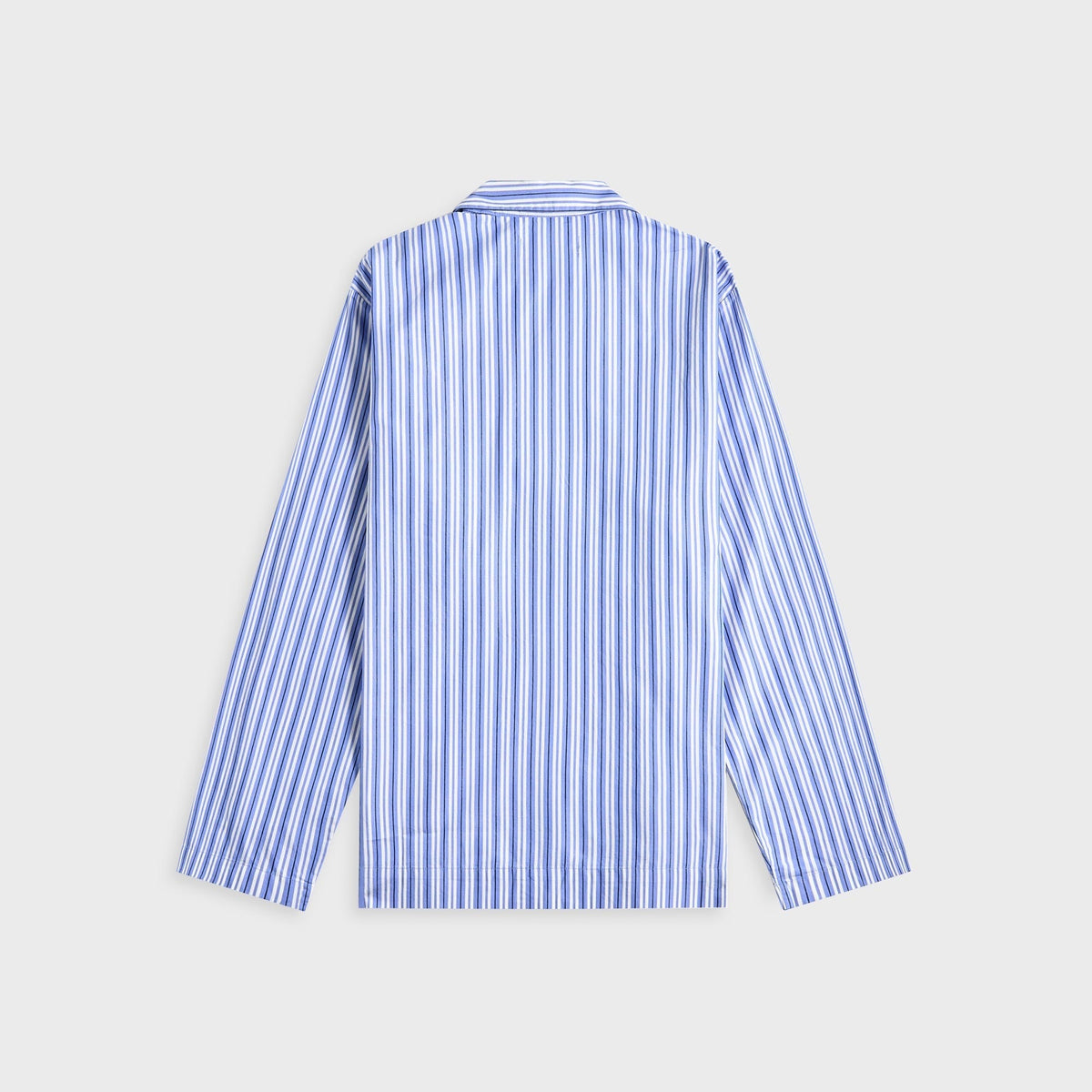 Tekla Cotton Poplin Pyjama Shirt - Penny Stripes