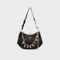Vivienne Westwood Charm Frame Purse Bag - Black
