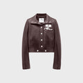 Courrèges ReEdition Vinyl Jacket - Burnt Red