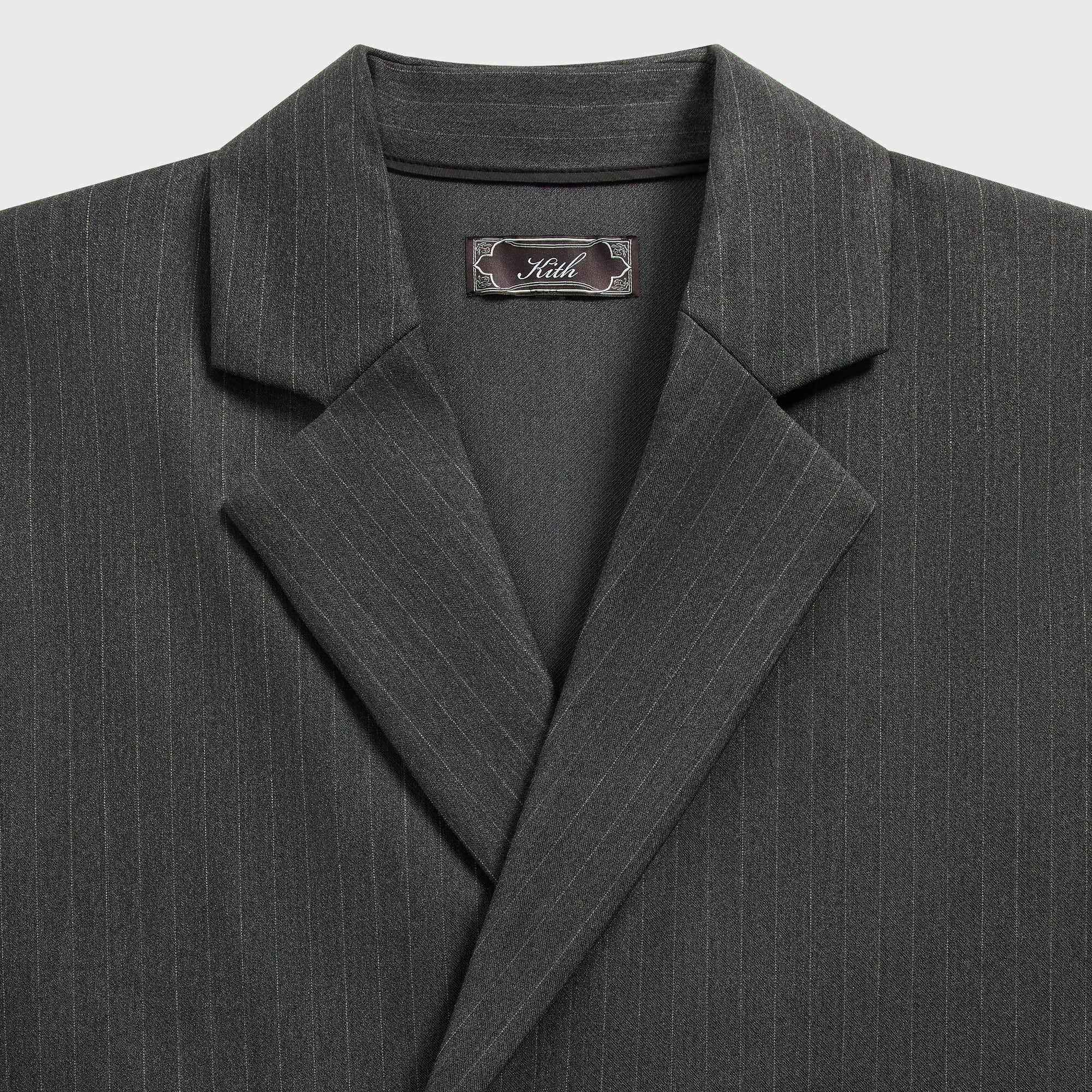 Kith Double Weave Raya Blazer - Dark Heather Grey