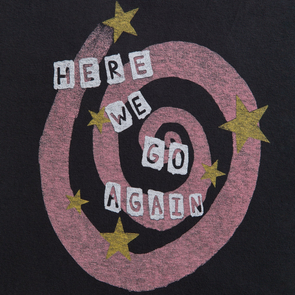 ReDone 50s Boxy Swirl Tee - Washed Black