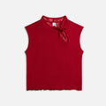Second Skin Mariposa Keyhole Tee - Goji Berry