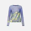 Louisa Ballou Long Sleeve Top - Lapis