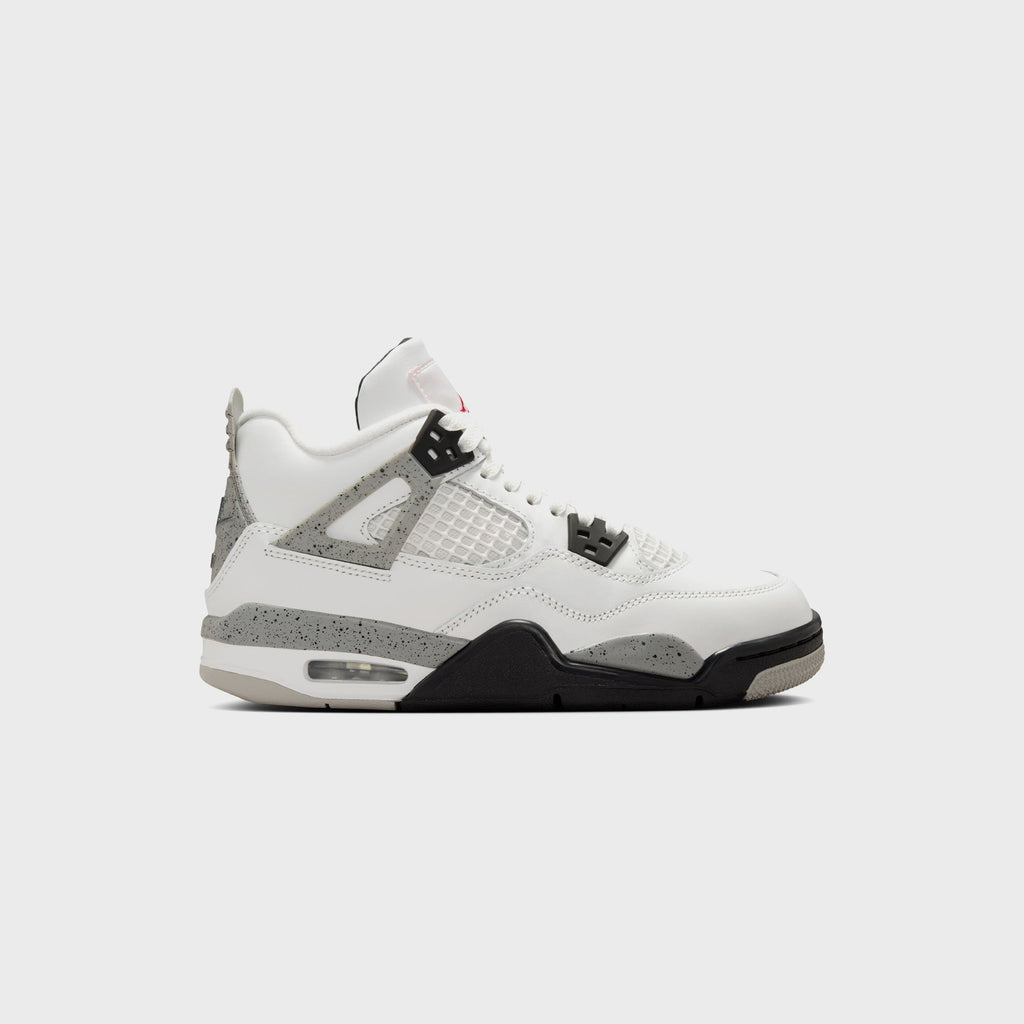 Jordan GS Air Jordan 4 Retro - Summit White / Fire Red / Tech Grey / Black