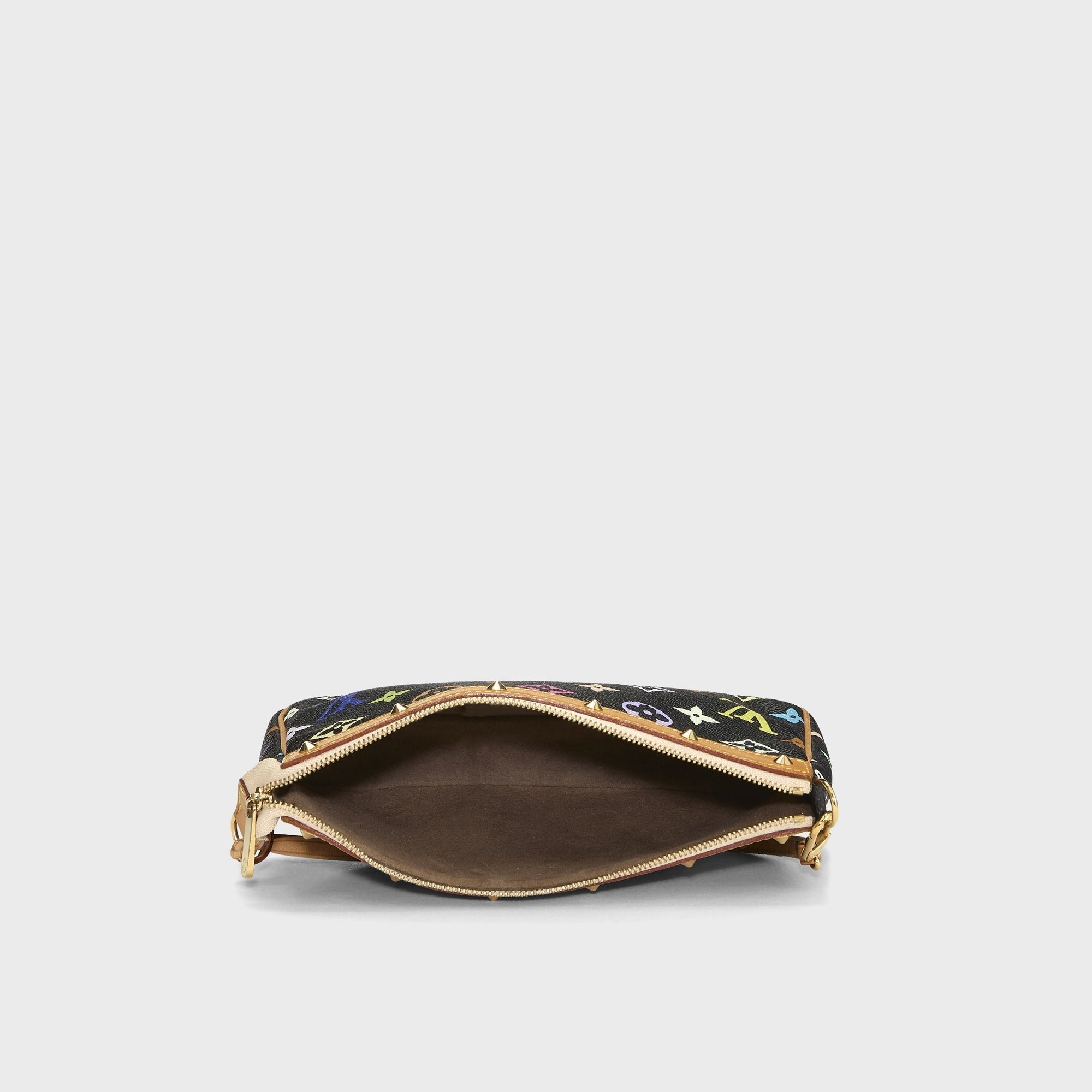 WGACA Louis Vuitton x Takashi Murakami Pochette Accessoires V2 Bag - Black / Multi
