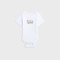 Kith Baby Abstract Tropical Classic Logo Bodysuit - White