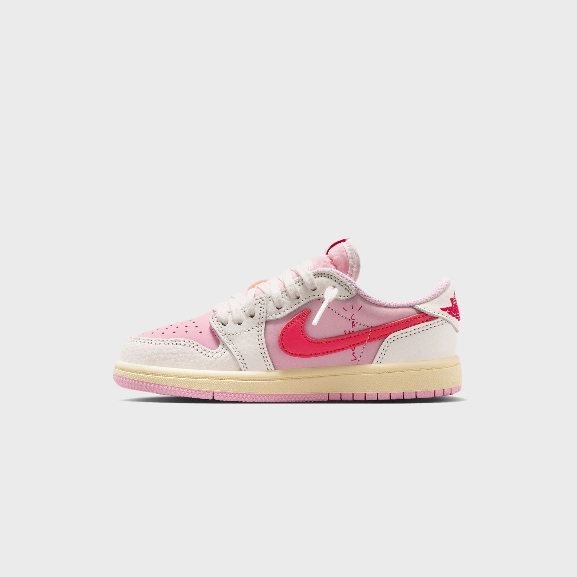Jordan x Travis Scott PS Jordan 1 Retro Low OG - Sail / Tropical Pink / Shy Pink / Muslin
