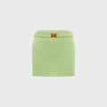 Asta Resort Ana Belted Mini Skirt - Lime Green