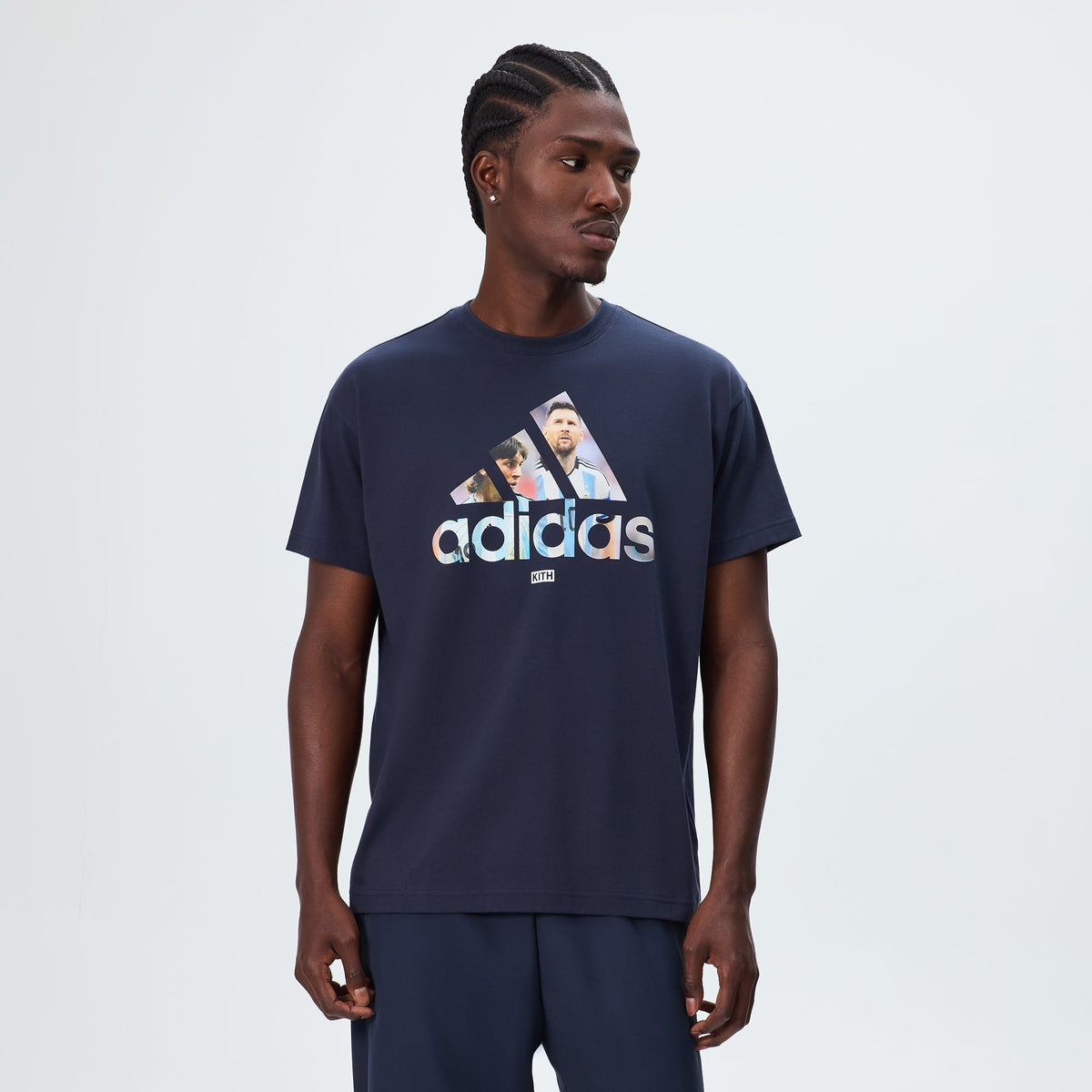 Kith & Messi for adidas Football Graphic Tee - Night Navy