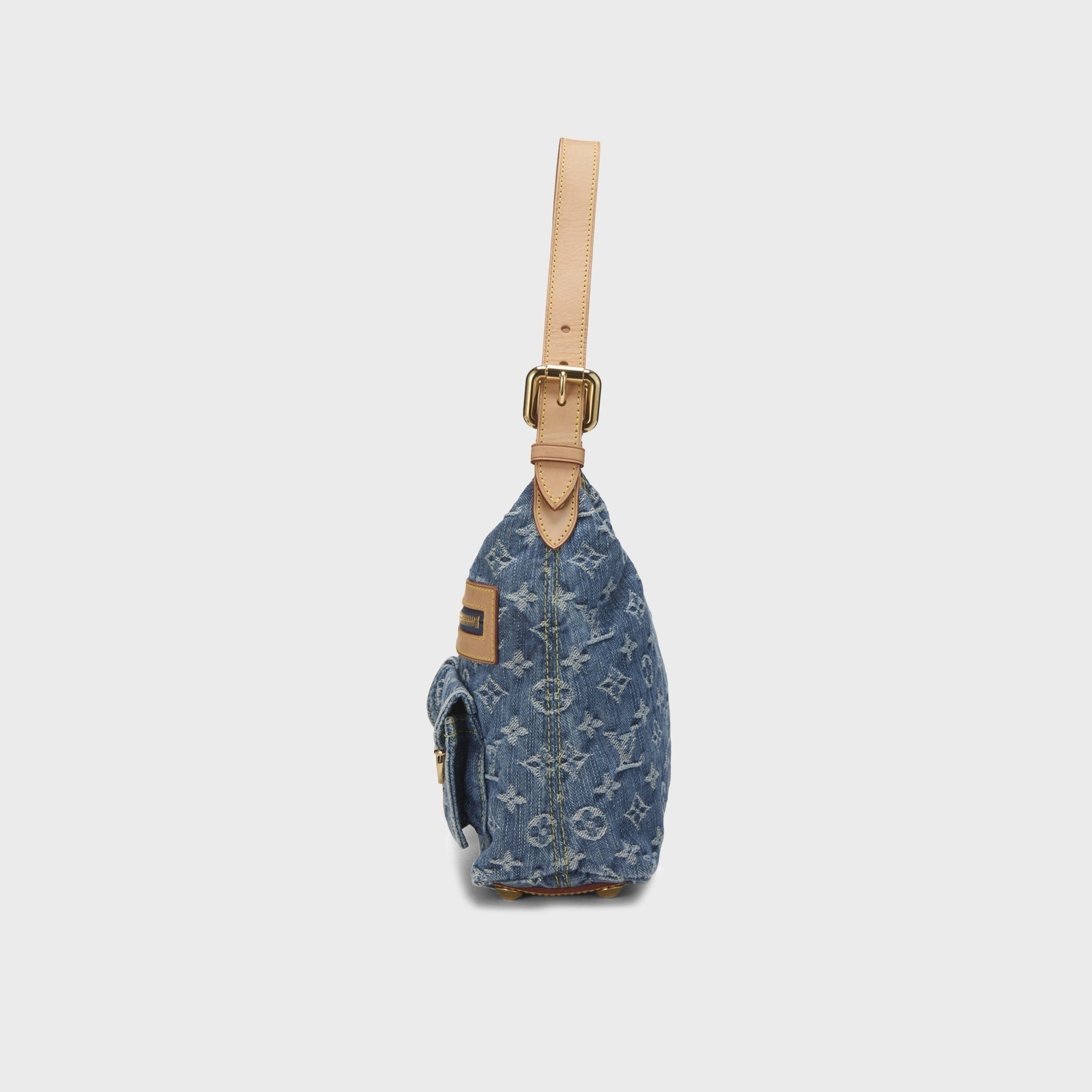 WGACA Louis Vuitton Monogram Baggy PM Shoulder Bag - Denim