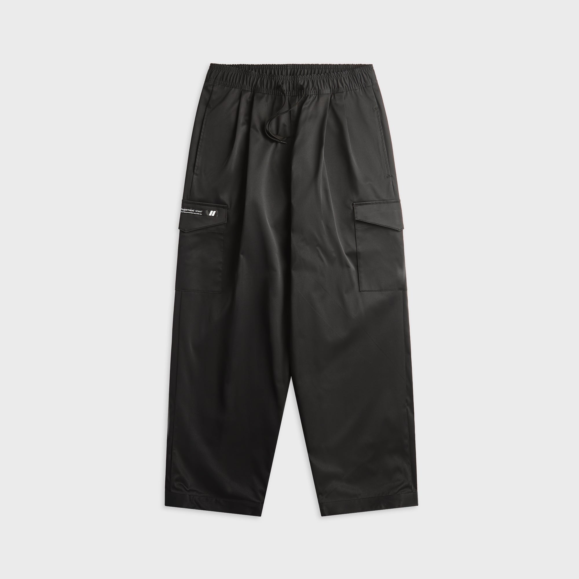 WTAPS MILT2601 Poly Satin Trouser - Black
