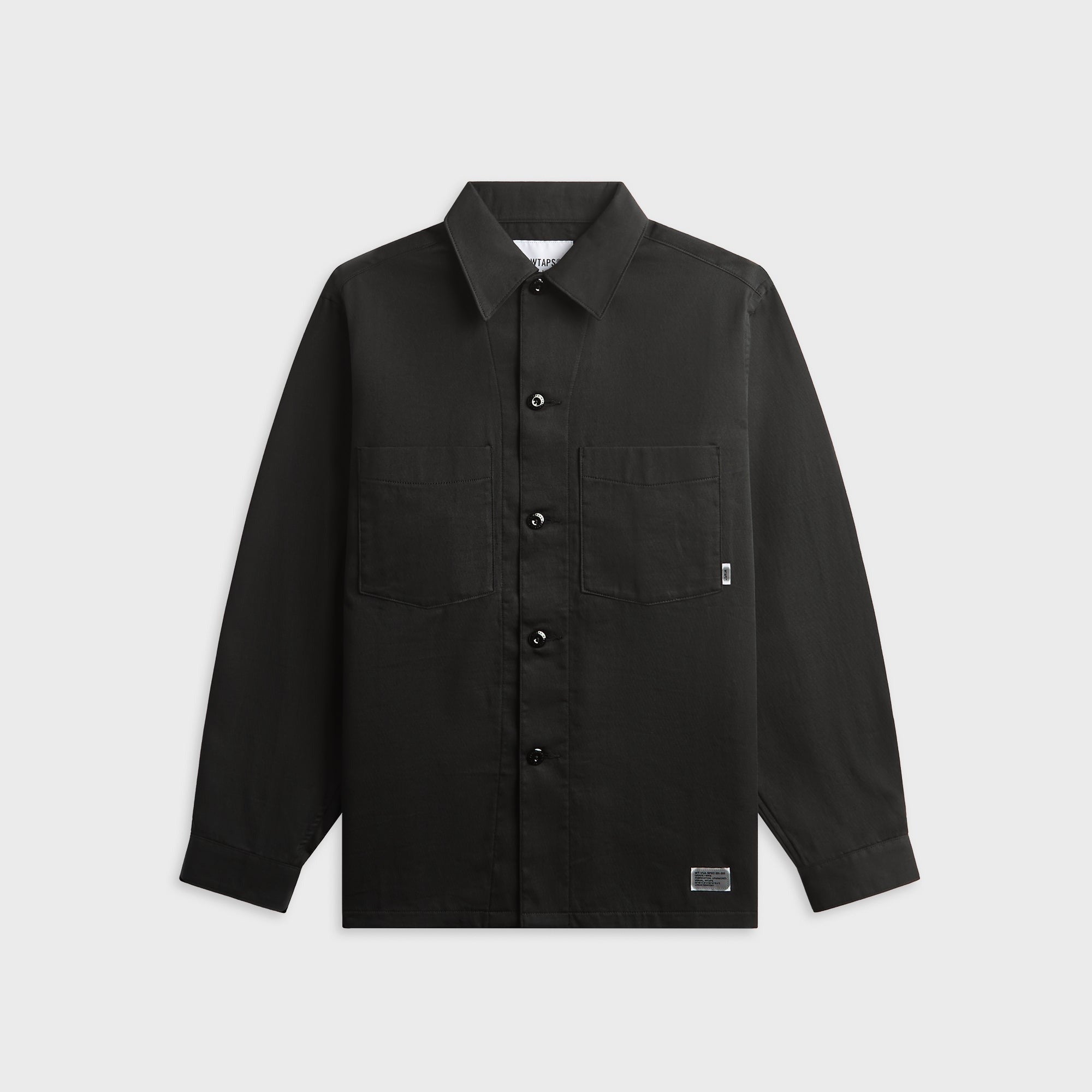 WTAPS CBW Cotton Twill Long Sleeve Shirt - Black
