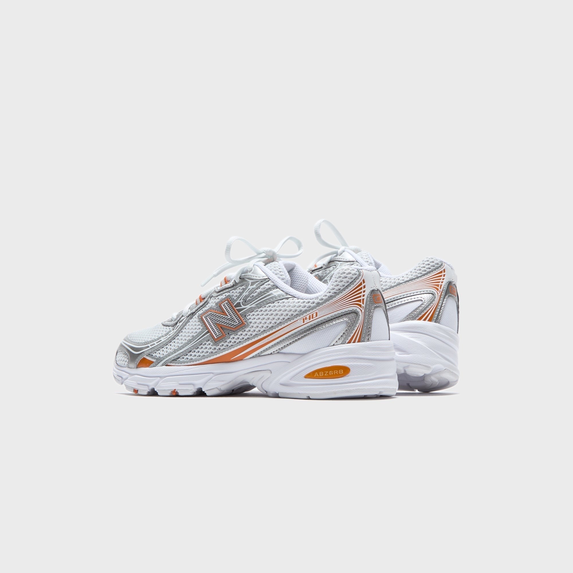 New Balance 740 - White / Classic Orange