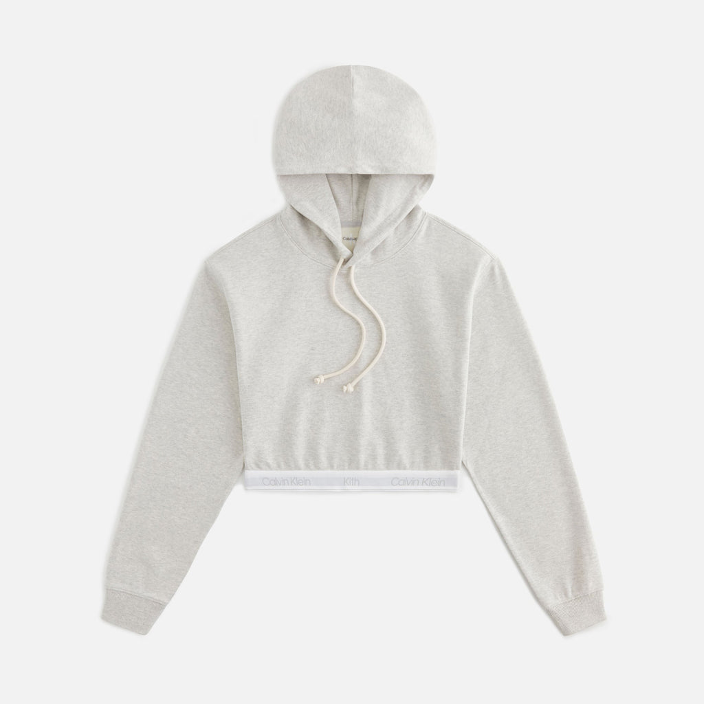 Kith Women for Calvin Klein Alexa Hoodie - Light Heather Grey