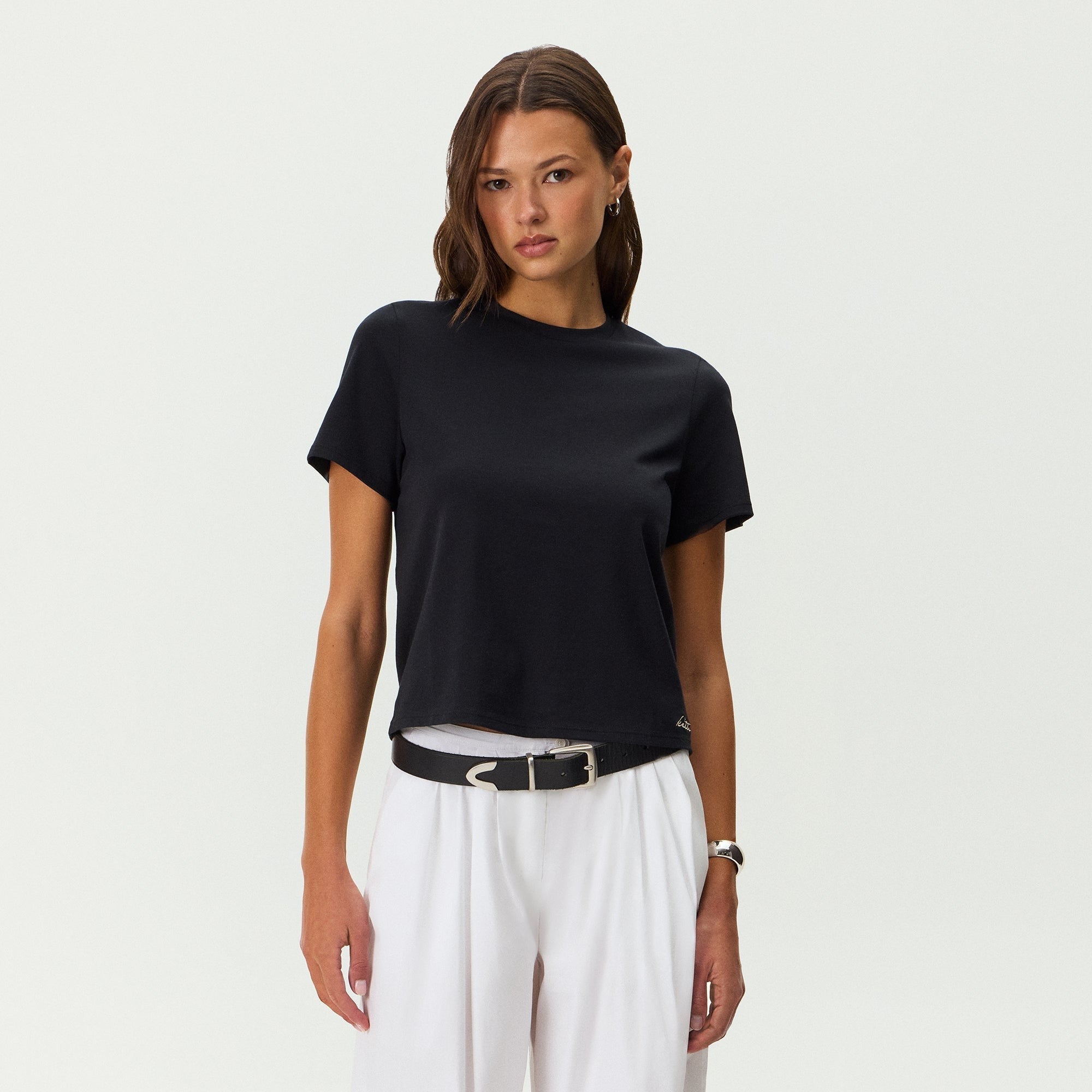 Kith Women Maggie Slim Tee - Black