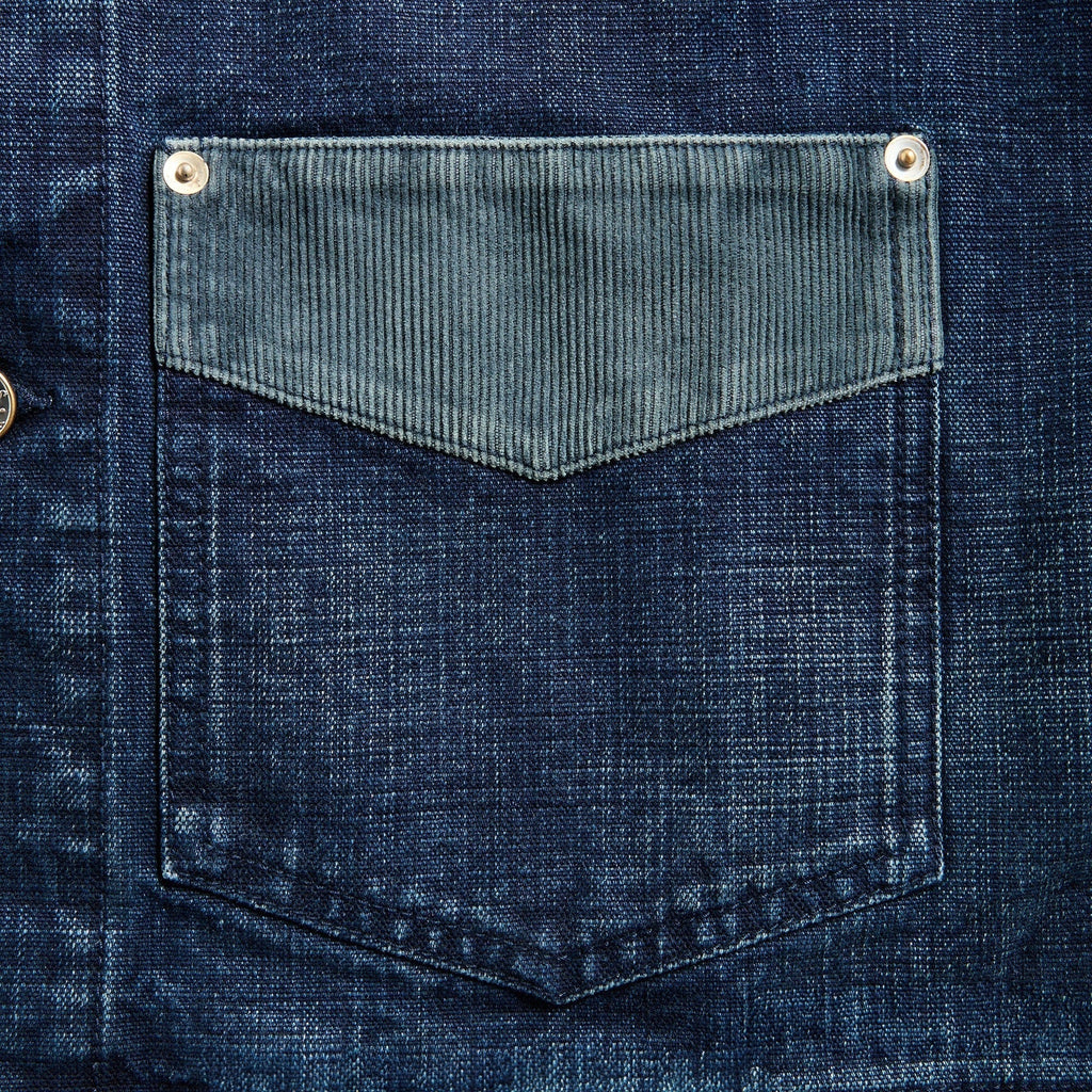 Wales Bonner Sierra Canvas Jacket - Indigo