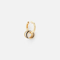 Yvonne Leon Double Creole Bouee Couleur PM Earring - Gold