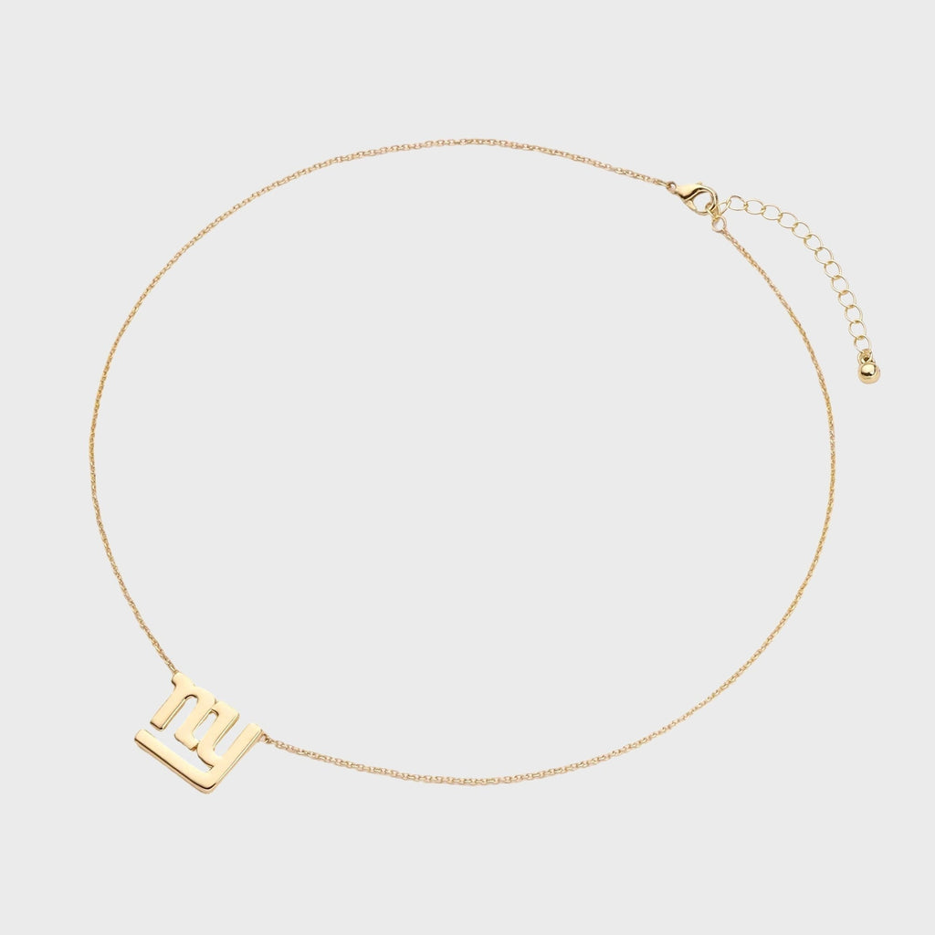Luv AJ The Logo Charm New York Giants Necklace - Gold