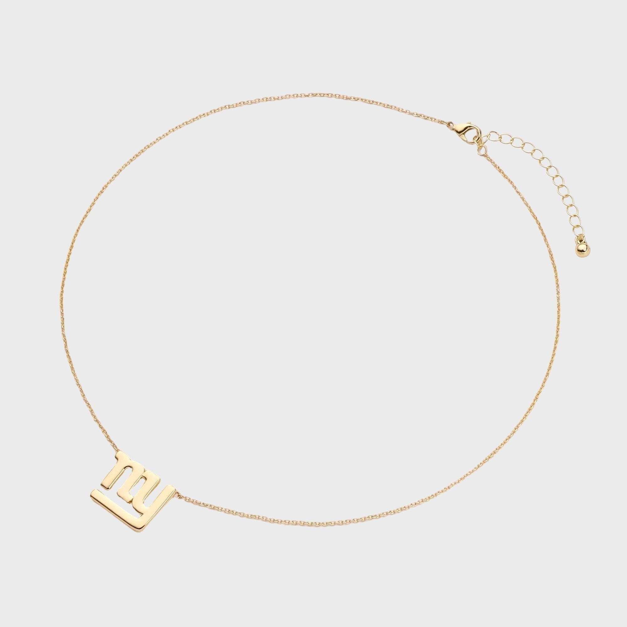 Luv AJ The Logo Charm New York Giants Necklace - Gold